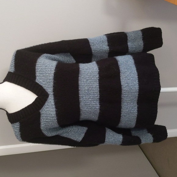 All Saints lou sparkle v-neck sweater